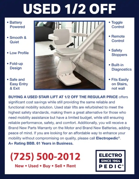 San Jose Used Electric Stair Lifts